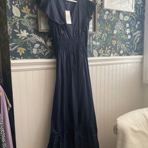 Blue Ruffle Dress